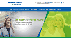 Desktop Screenshot of antinsect.com.br